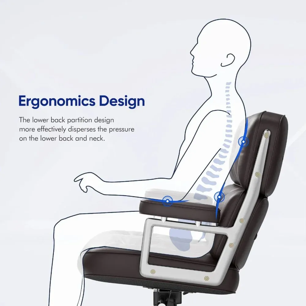 Eames Executive Office Chair | Top Grain Leather