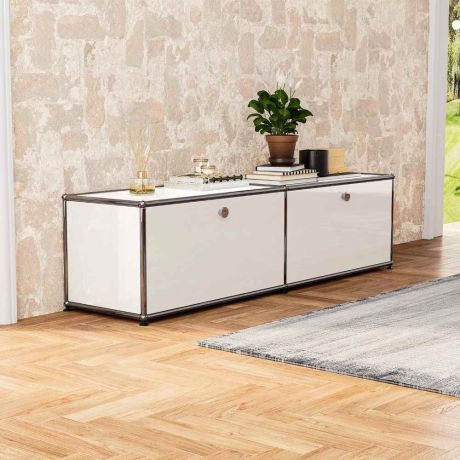 USM Haller B218 Media Sideboard Storage Cabinet Replica