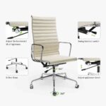 Eames Aluminum Group Office Chair | Top Grain Leather