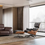 Eames Lounge Chair and Ottoman (Premium Tall Version)