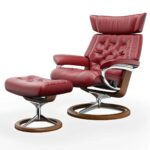 Stressless Chair with Ottoman | Genuine Leather