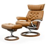Stressless Chair with Ottoman | Genuine Leather