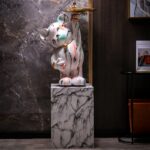 Graffiti Art Bear Tray Statue